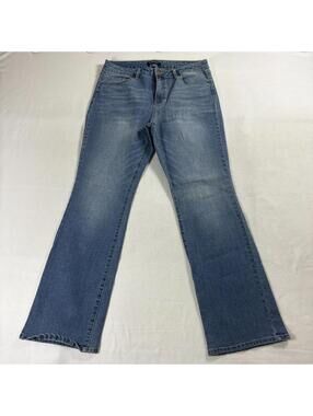 Flare Bootcut Jeans Y2K Stretch Light Wash D Jeans Tag 12 Fits Like 32X31